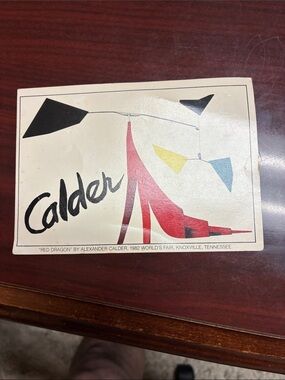Red Dragon Alexander Calder 1982 Worlds Fair